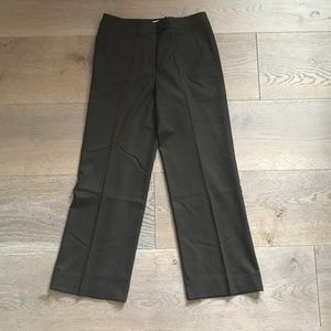 Talbots Brown Wool Blend Cuffed Dress Pant